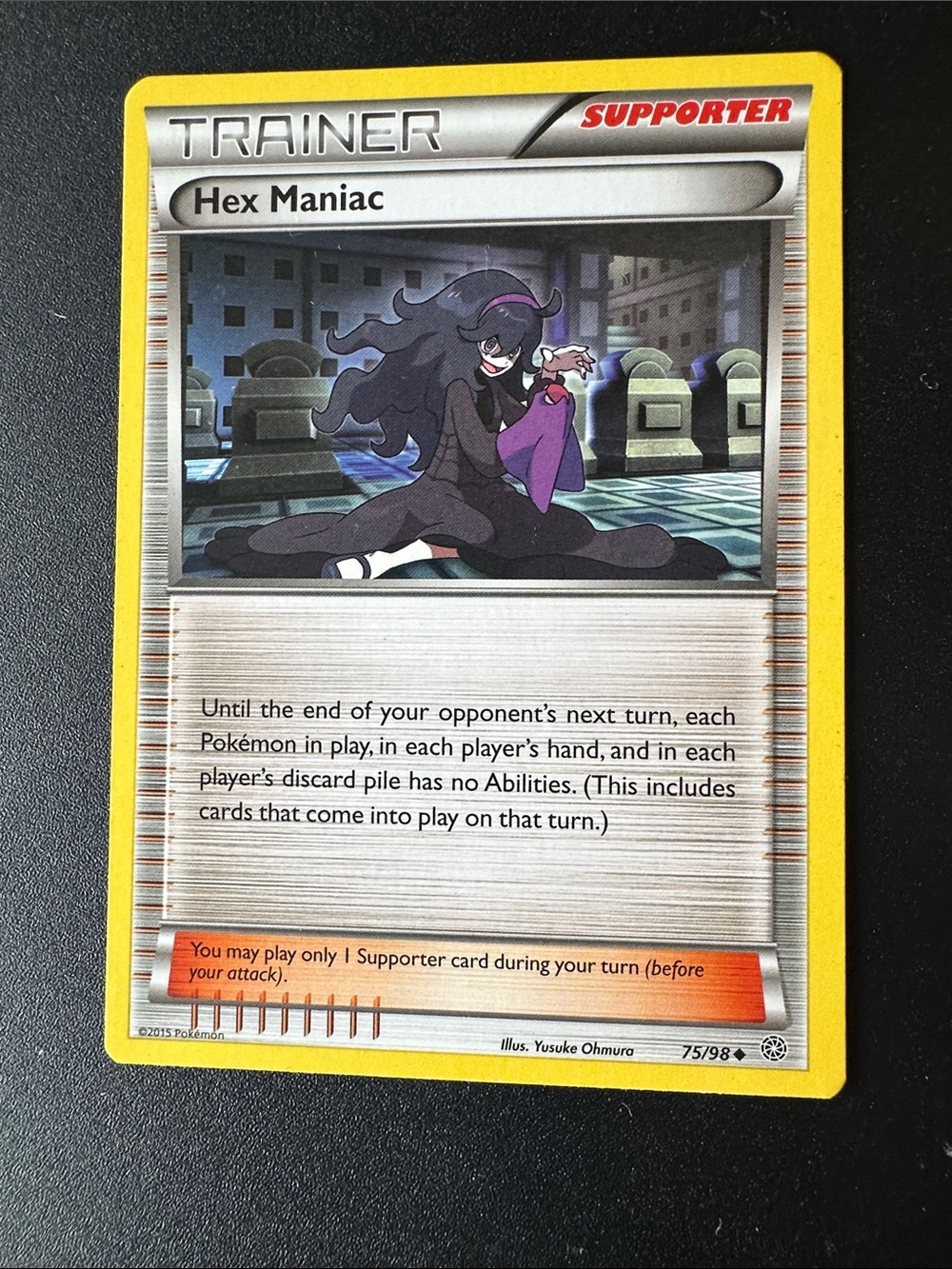 2015 Pokemon Hex Maniac Uncommon XY - Ancient Origins 75/98 NM Trainer Card